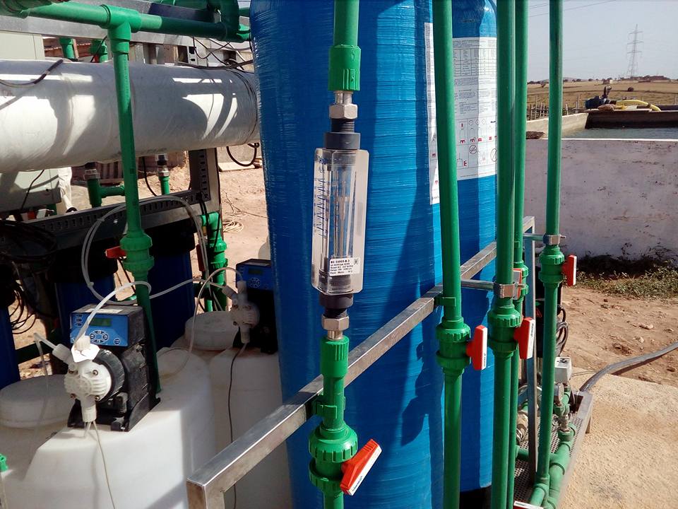 Installation d’une station osmose chez le client en Algérie